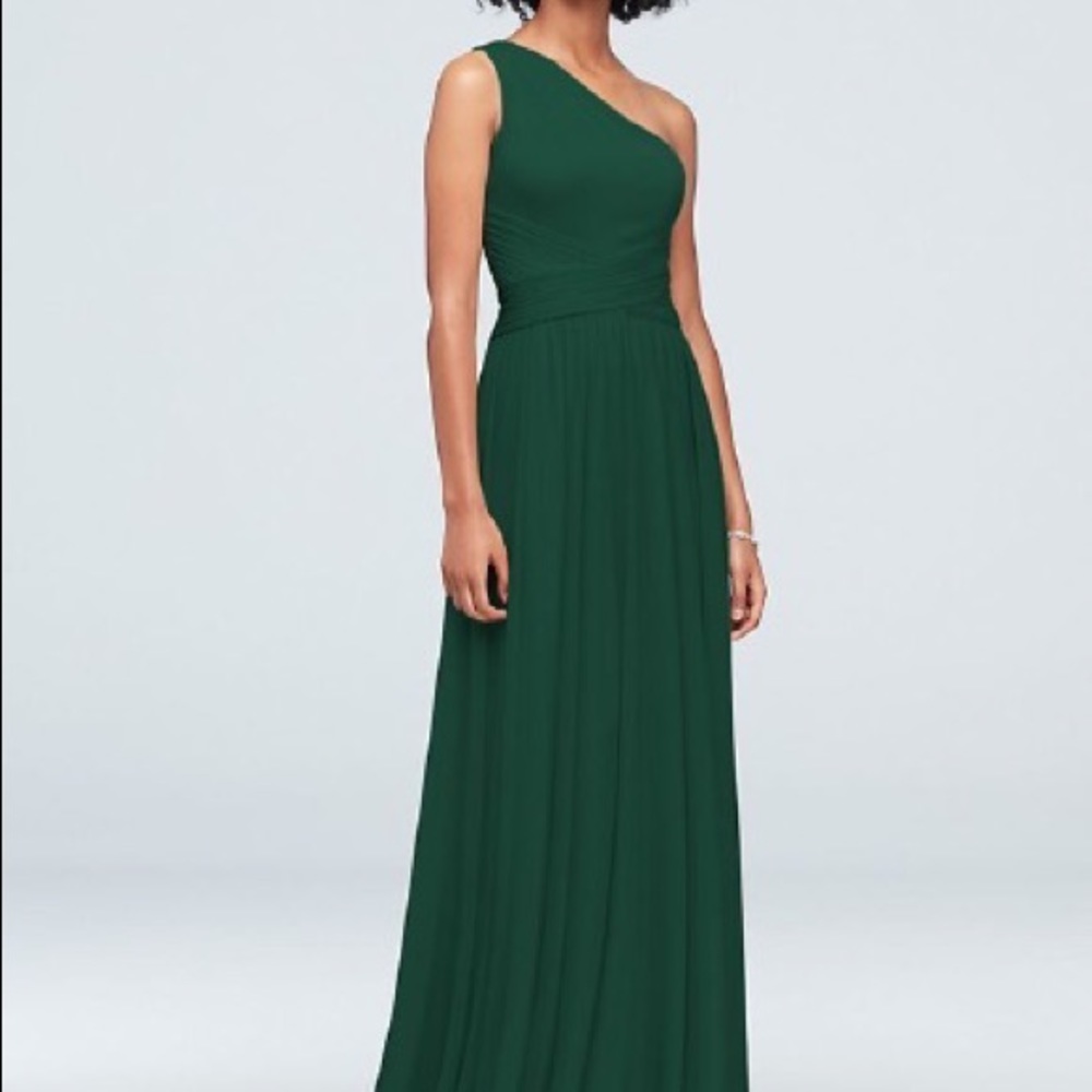One shoulder Mesh dress